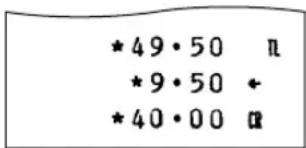 *49·50 π *9·50 ← *40·00 α