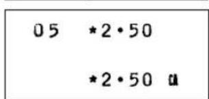 05 *2·50 *2·50 u
