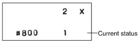 2 x #800 1 —— Current status