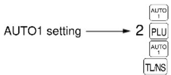 SHARP ERA180 - Key operation example - 1