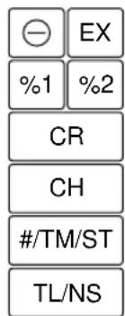 ⊖ EX %1 %2 CR CH #/TM/ST TL/NS