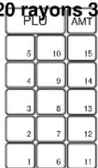 SHARP ERA180 - rayons 20 rayons 30 rayons - 1