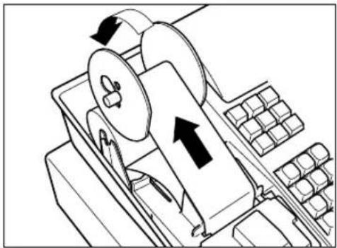 SHARP ERA180 - Replace the printer cover. - 1