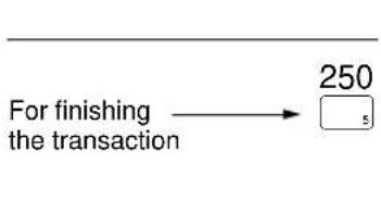 For finishing the transaction → 250 s