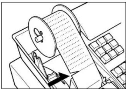 SHARP ERA180 - When the take-up spool is used: - 1