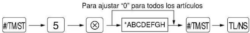 SHARP ERA180 - ■ Programación de selección de características opcionales - 2