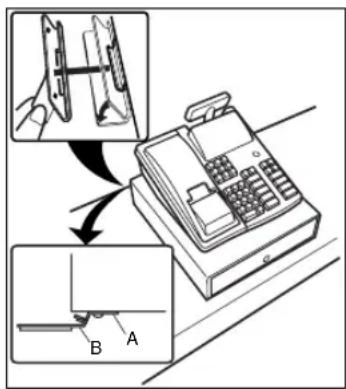SHARP ERA160 - Comment installer le support-cornière de fixation - 1