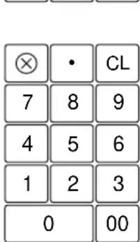 ⊗ • CL 7 8 9 4 5 6 1 2 3 0 00