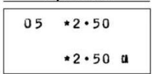05 *2·50 *2·50 a