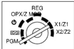 OPX/Z MCR REG X1/Z1 X2/Z2 PGM