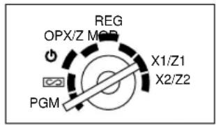 OPX/Z MCR REG X1/Z1 X2/Z2 PGM