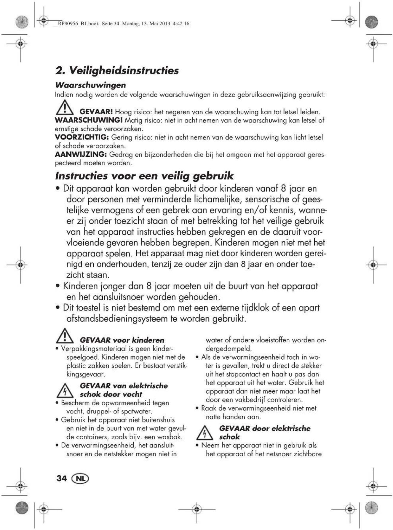 SILVERCREST SFE 1500 A1 - WAARSCHUWING voor zaakschade! - 1