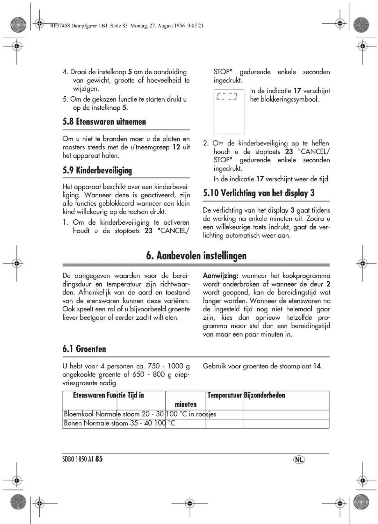 SILVERCREST SDBO 1850 A1 - 9