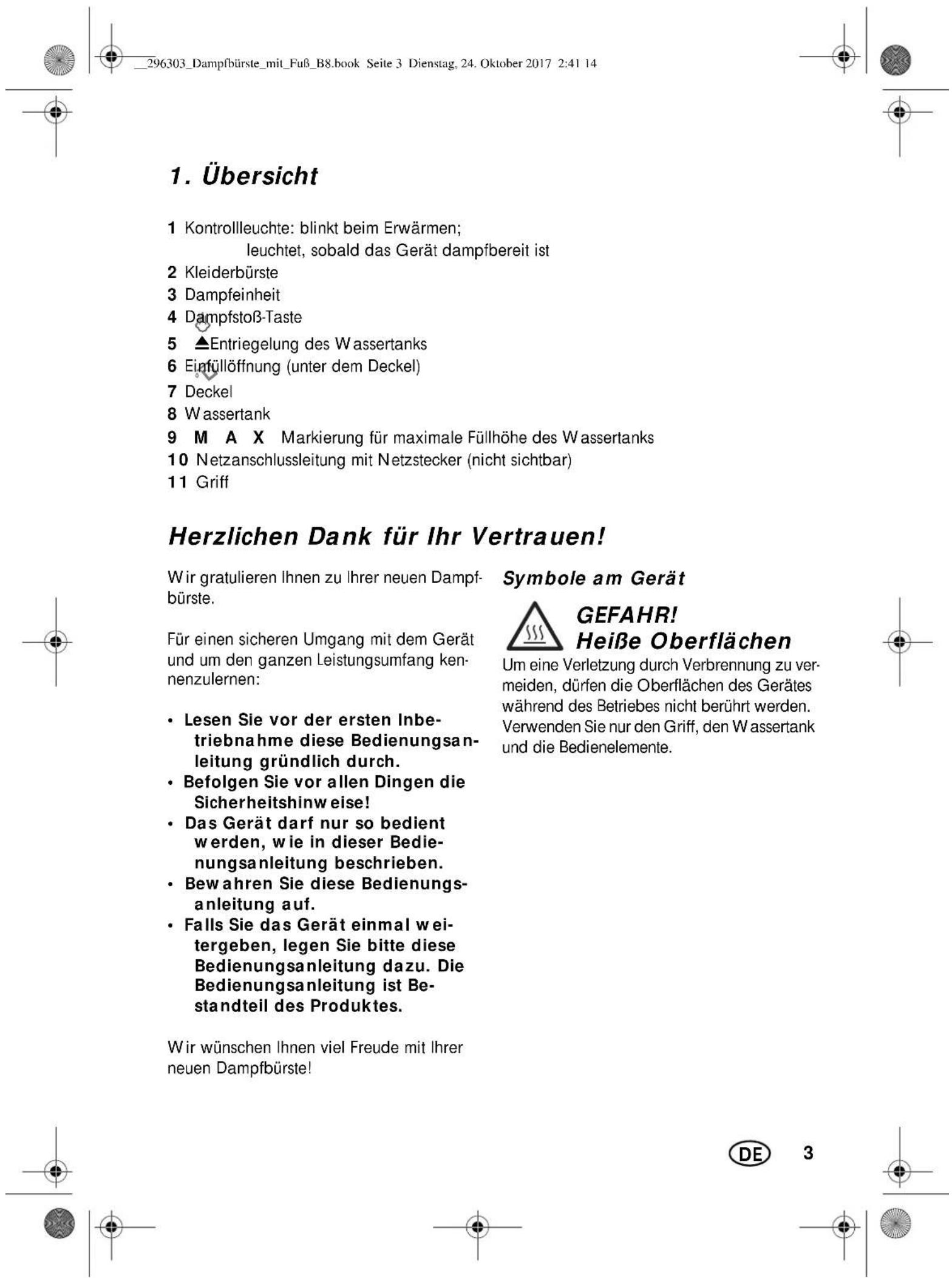 SILVERCREST SDRB 1000 B1 - 1