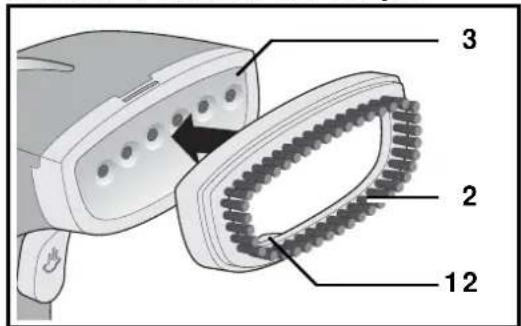 SILVERCREST SDRB 1000 B1 - Colocar a escova de roupa - 1