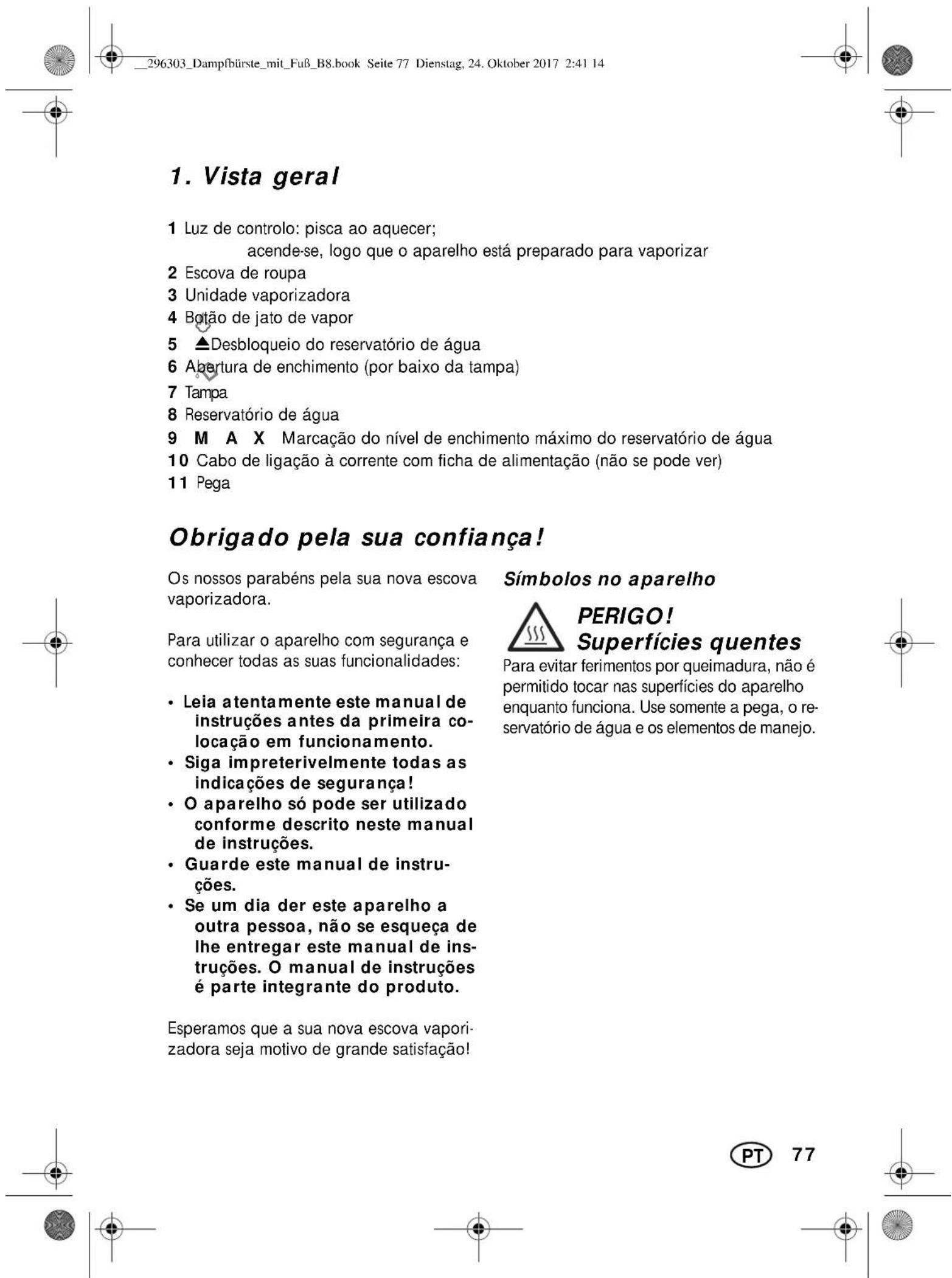 SILVERCREST SDRB 1000 B1 - PERIGO! Superficies quentes - 1