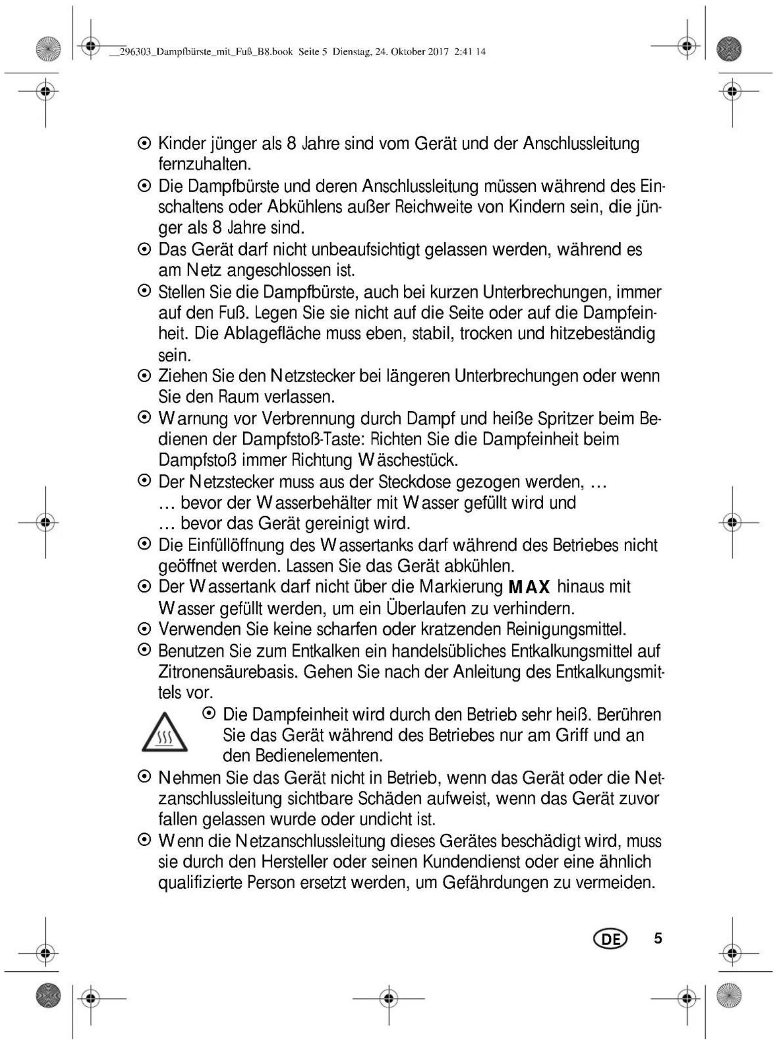 SILVERCREST SDRB 1000 B1 - Anweisungen für den sicheren Betrieb - 1