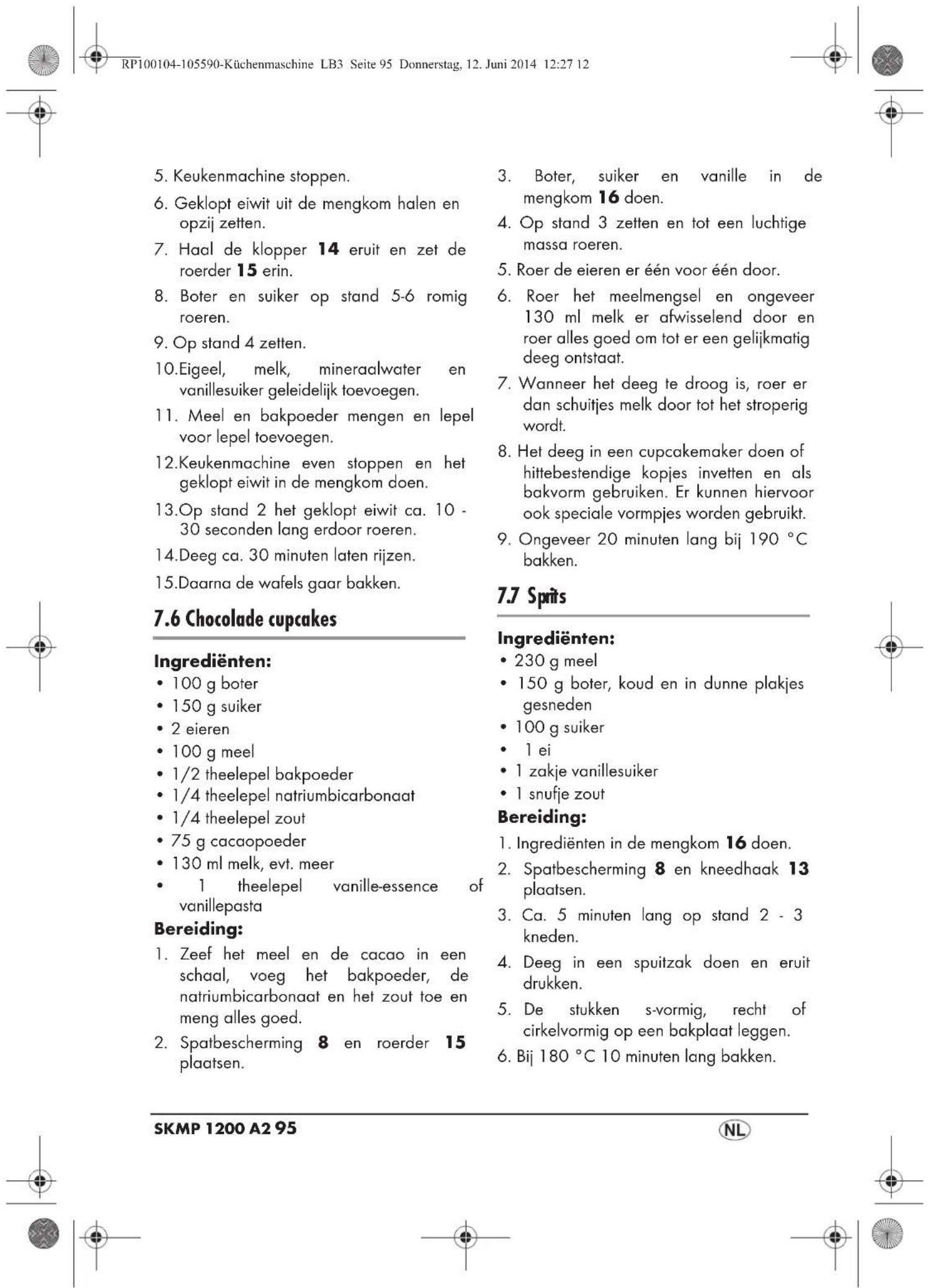 SILVERCREST SKMP 1200 A2 - Snelheid regelen, in- en uitschakelen - 4