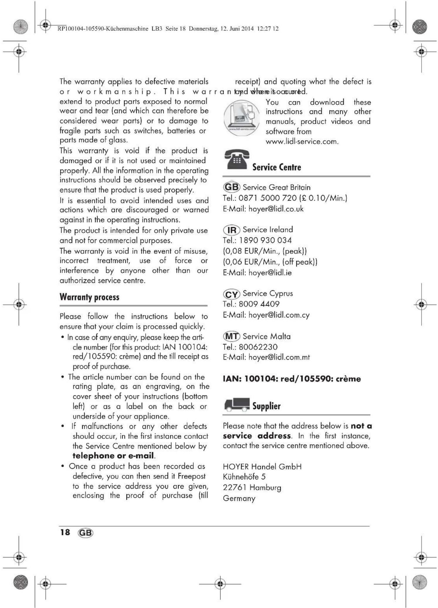 SILVERCREST SKMP 1200 A2 - PROFESSIONAL FOOD PROCESSOR SKMP 1200 A2 - 13