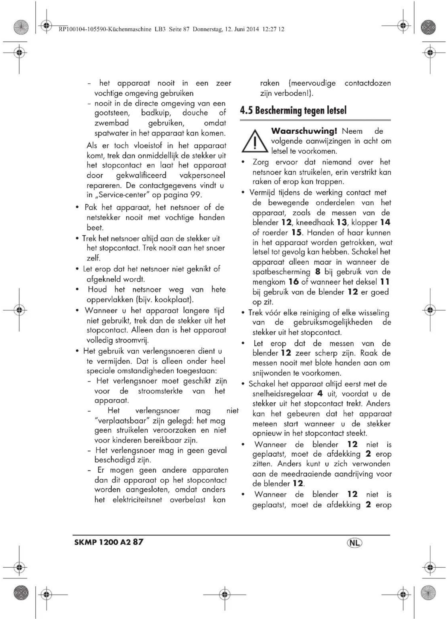 SILVERCREST SKMP 1200 A2 - 3