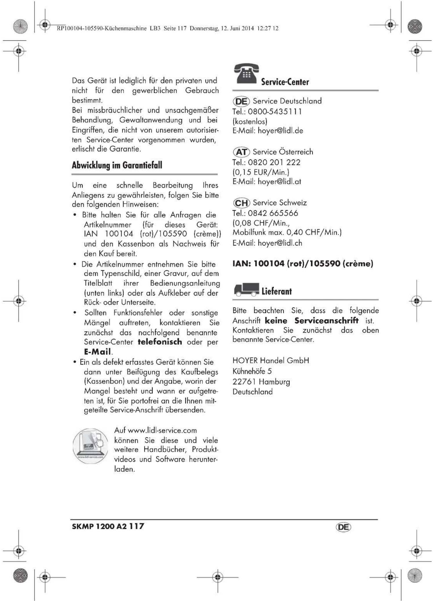 SILVERCREST SKMP 1200 A2 - Grundgerät (7) reinigen - 3
