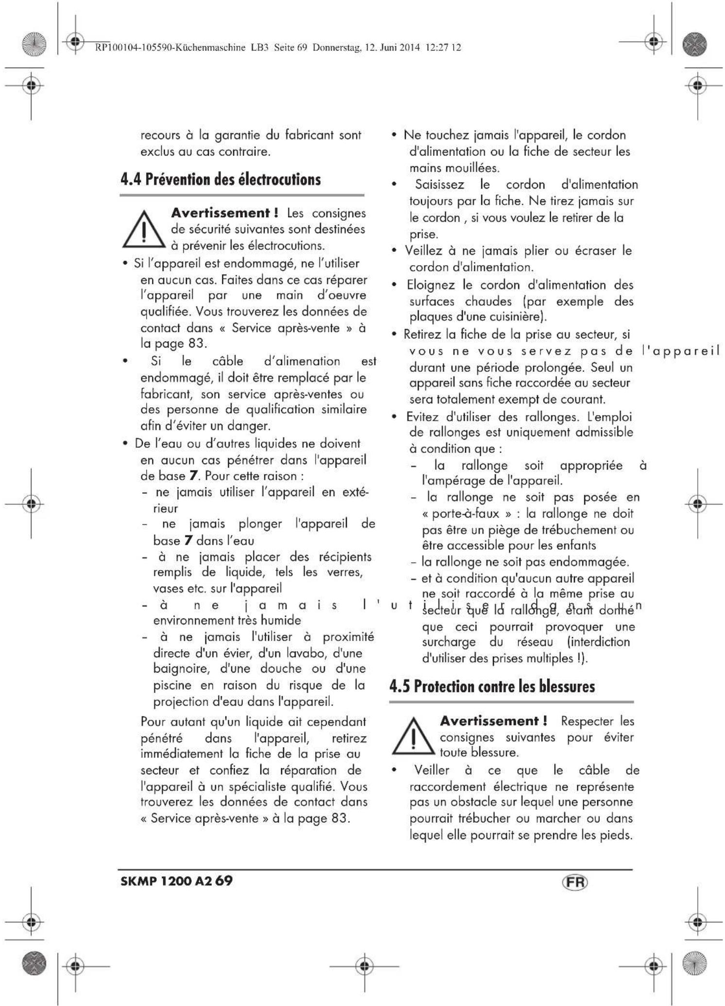 SILVERCREST SKMP 1200 A2 - 3