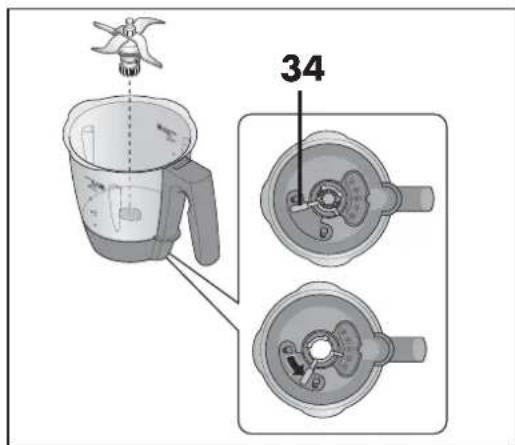 SILVERCREST Monsieur Cuisine Plus SKMK 1200 A1 - DANGER! Risk of injury from cutting! - 1