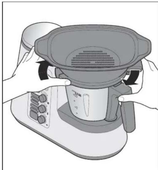 SILVERCREST Monsieur Cuisine Plus SKMK 1200 A1 - Preparation of the steamer inserts - 2