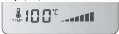SILVERCREST SKMH 1100 A1 - Indstilling of temperaturen - 1
