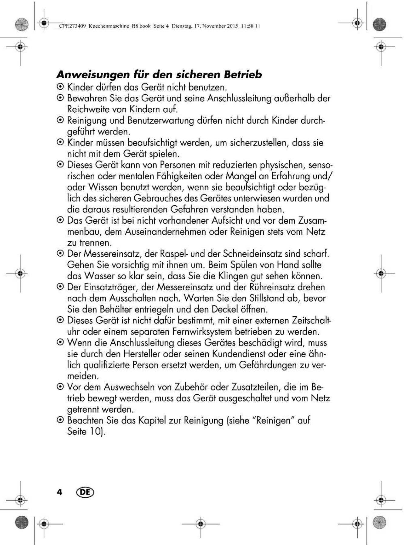 SILVERCREST SKM 350 A1 - Warnhinweise - 2