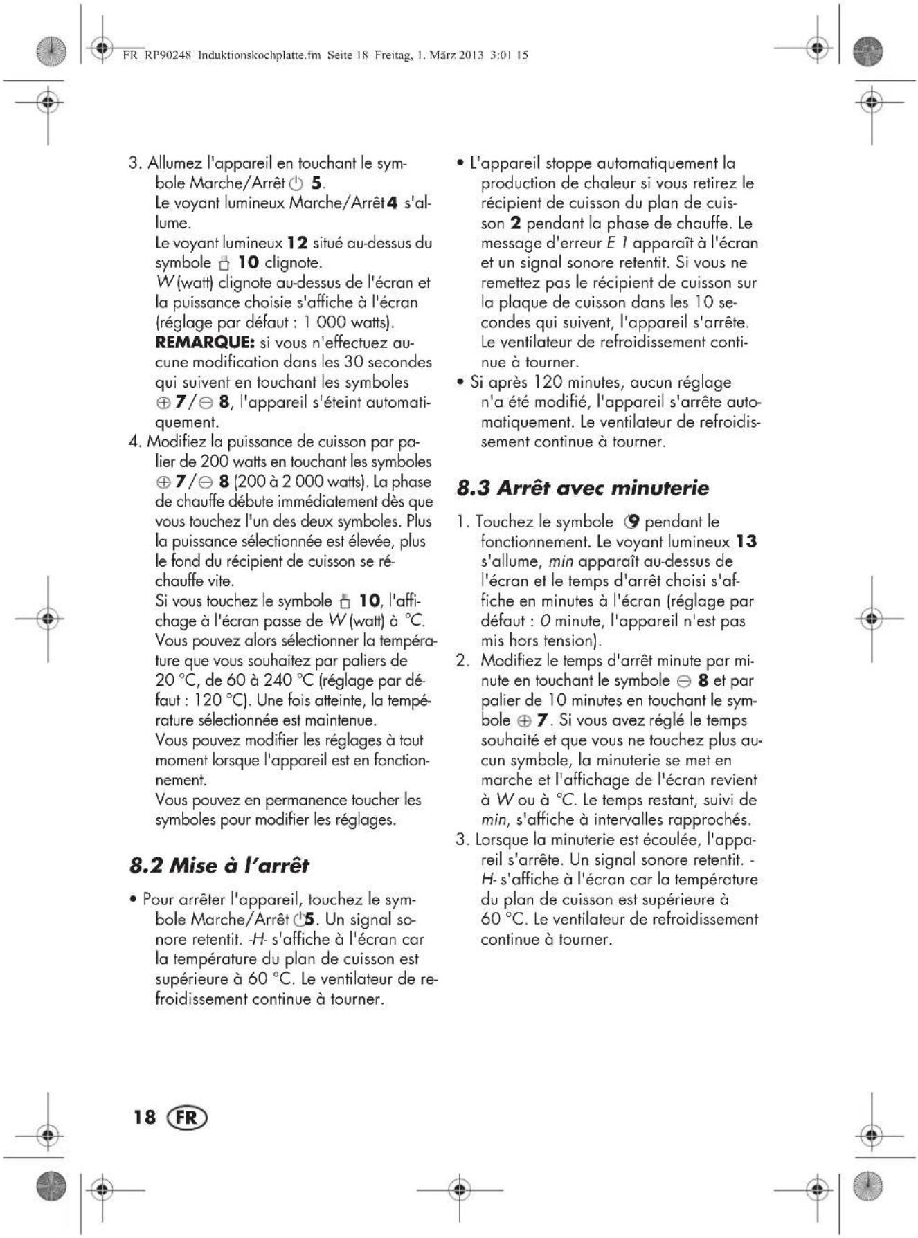 SILVERCREST SIKP 2000 B1 - Mise en marche - 5