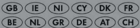 GB IE NI CY DK FR BE NL GR DE AT CH