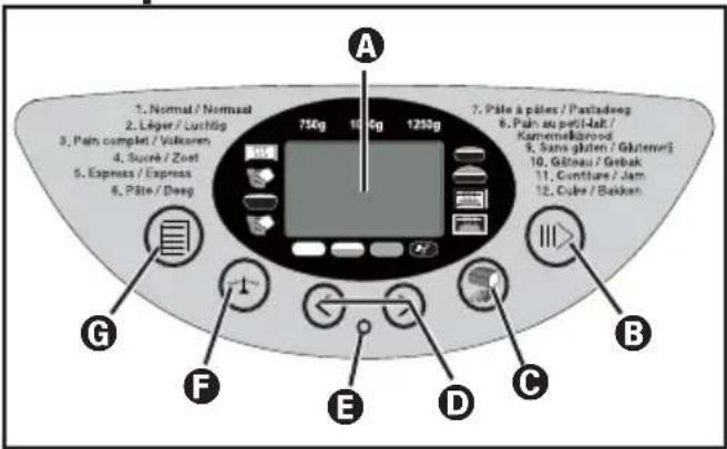 SILVERCREST SBB 850 B1 - Champ de commande - 1