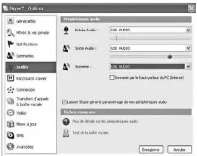 SILVERCREST PH1012 - Configurer le téléphone USB dans Skype - 2