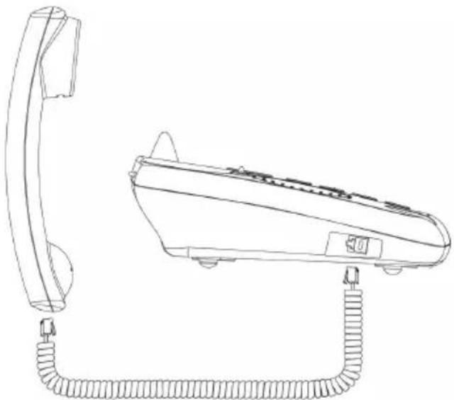 SILVERCREST SGKT 50 A1 - Connecting the telephone receiver - 1