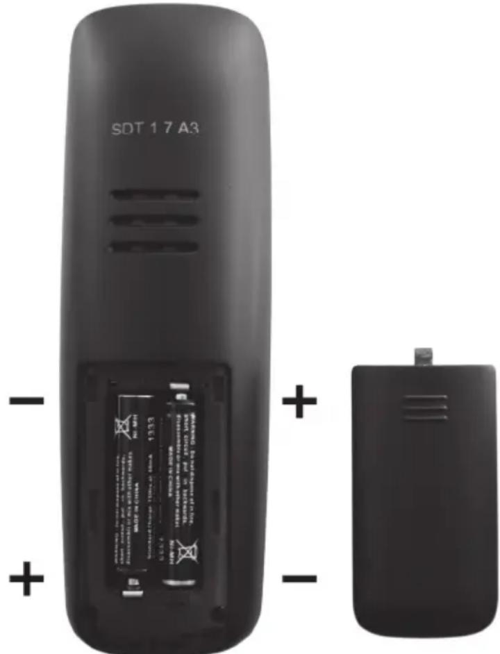 SILVERCREST SDT 1.7 A3 - Einlegen der Akkus in das Mobilteil - 1