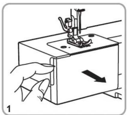 SILVERCREST SNMD 33 A1 - Inserting the bobbin - 1