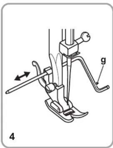 SILVERCREST SNMD 33 A1 - Montieren des Nährfußhalters - 4