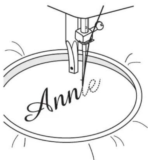 SILVERCREST SNMD 33 A1 - Monogramme et broderie à main libre* - 2