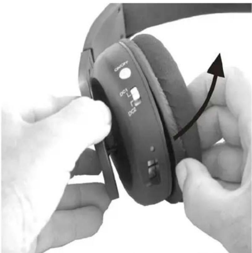 SILVERCREST RFH 2401 - Alimentation du casque d'écoute avec des piles - 1