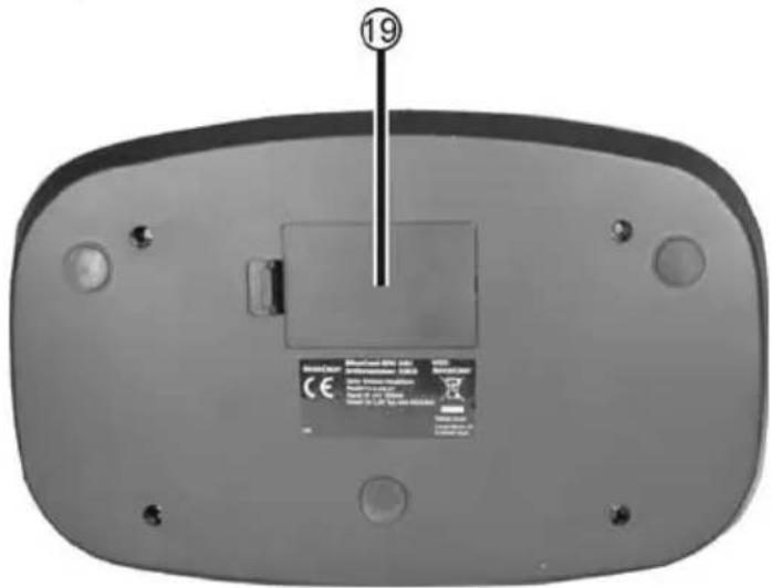 SILVERCREST RFH 2401 - Basisstation (Unterseite) - 1