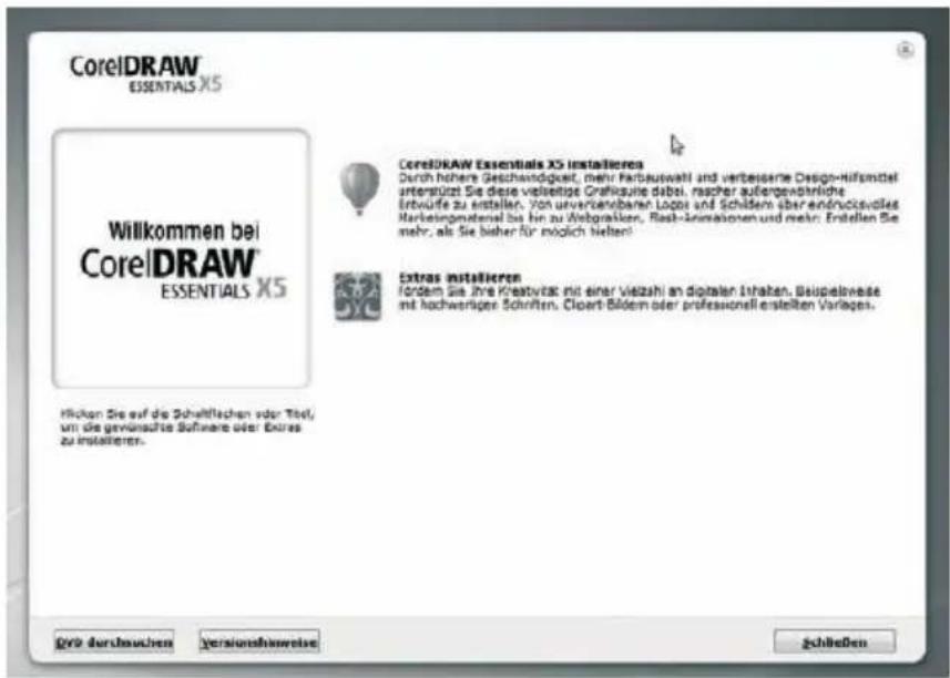 SILVERCREST SGT 106 A1 - Schritt 6: "CorelDRAW® Essentials OEM" installieren - 1