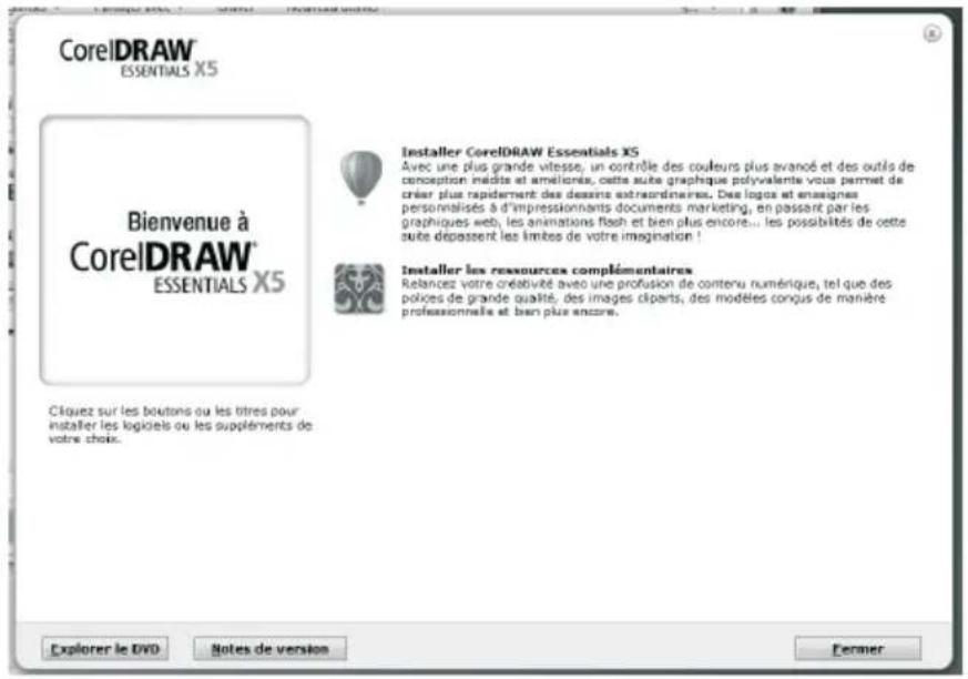 SILVERCREST SGT 106 A1 - Etape 6 : installation de "CorelDRAW® Essentials OEM" - 1