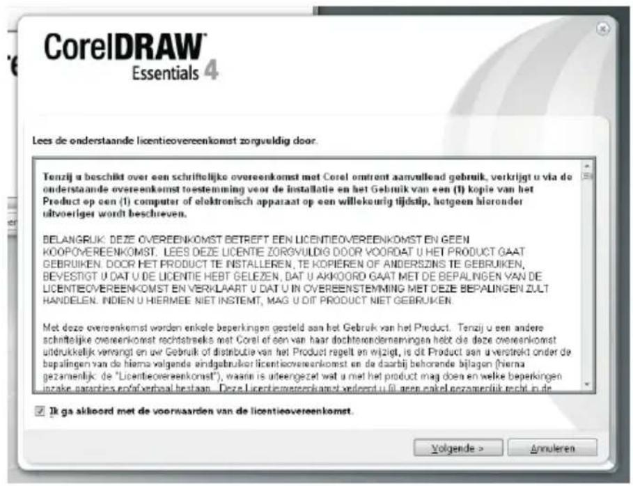 SILVERCREST SGT 106 A1 - Stap 6: " CorelDRAW® Essentials OEM " installeren - 2