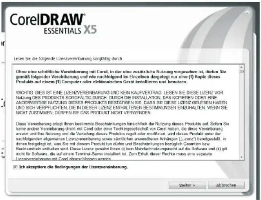 SILVERCREST SGT 106 A1 - Schritt 6: "CorelDRAW® Essentials OEM" installieren - 2