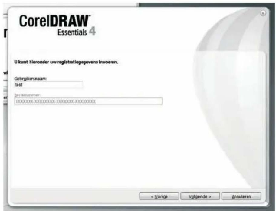 SILVERCREST SGT 106 A1 - Stap 6: " CorelDRAW® Essentials OEM " installeren - 3