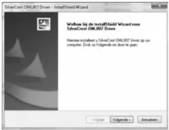 SILVERCREST OML807 - Software installeren - 1