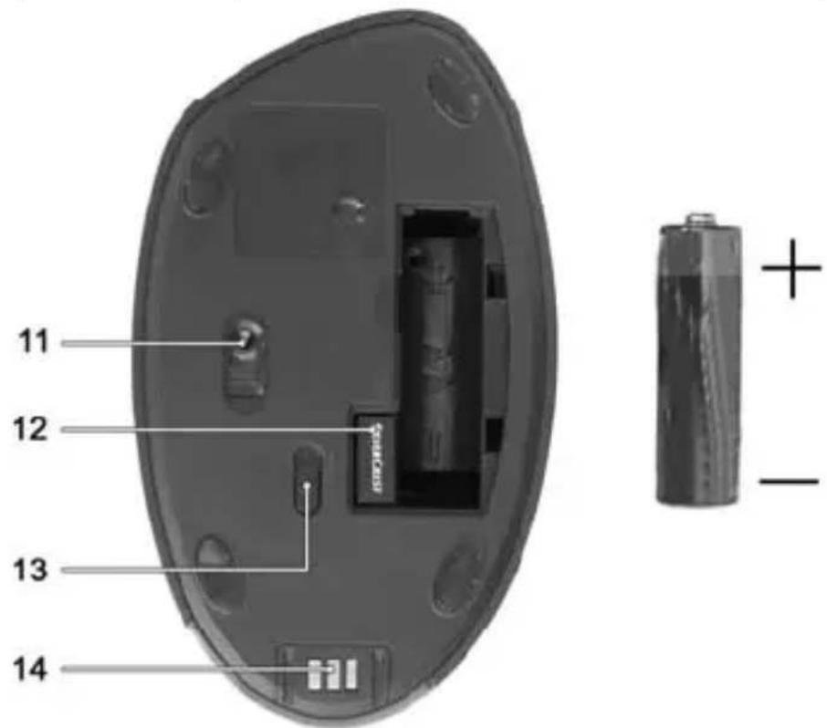 SILVERCREST OMC807 - Inserimento della batteria ricaricabile - 2