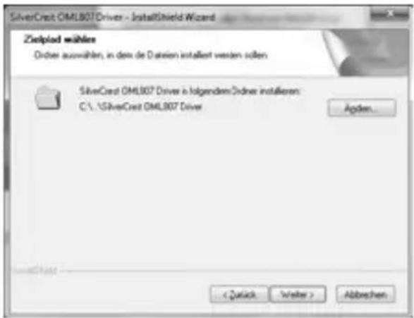 SILVERCREST OMC807 - Software installieren - 2