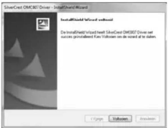 SILVERCREST OMC807 - Software installeren - 3